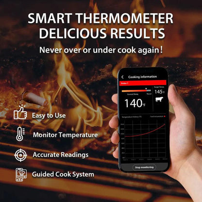 ThermoMeator: Wireless Meat Thermometer Bluetooth | Cooking, Baking & Grilling - ThermoMeator